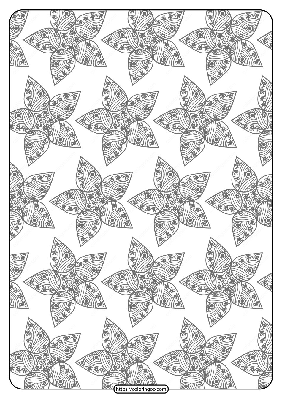 101 Pattern Coloring Pages Printable 11