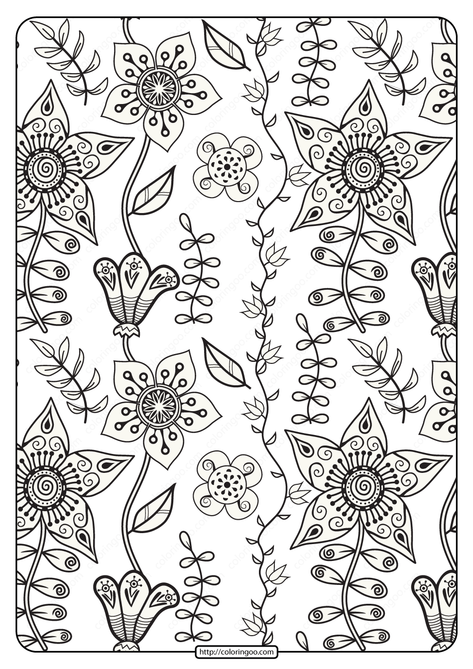 101 Pattern Coloring Pages Printable 21