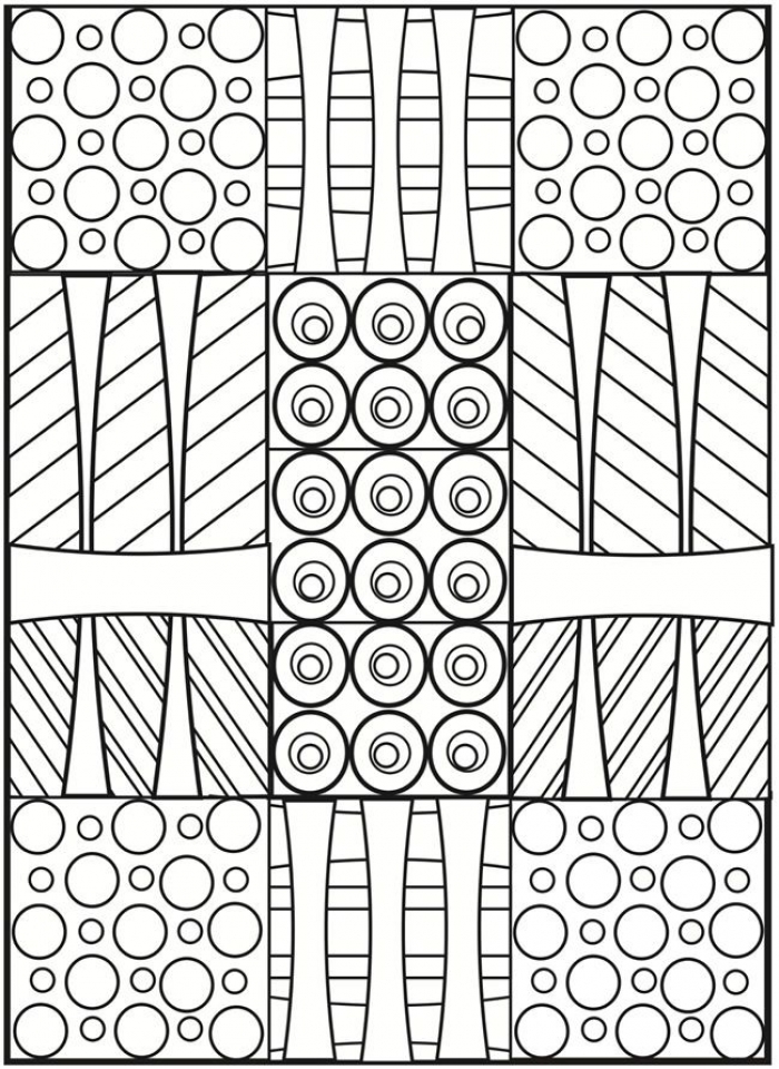 101 Pattern Coloring Pages Printable 25