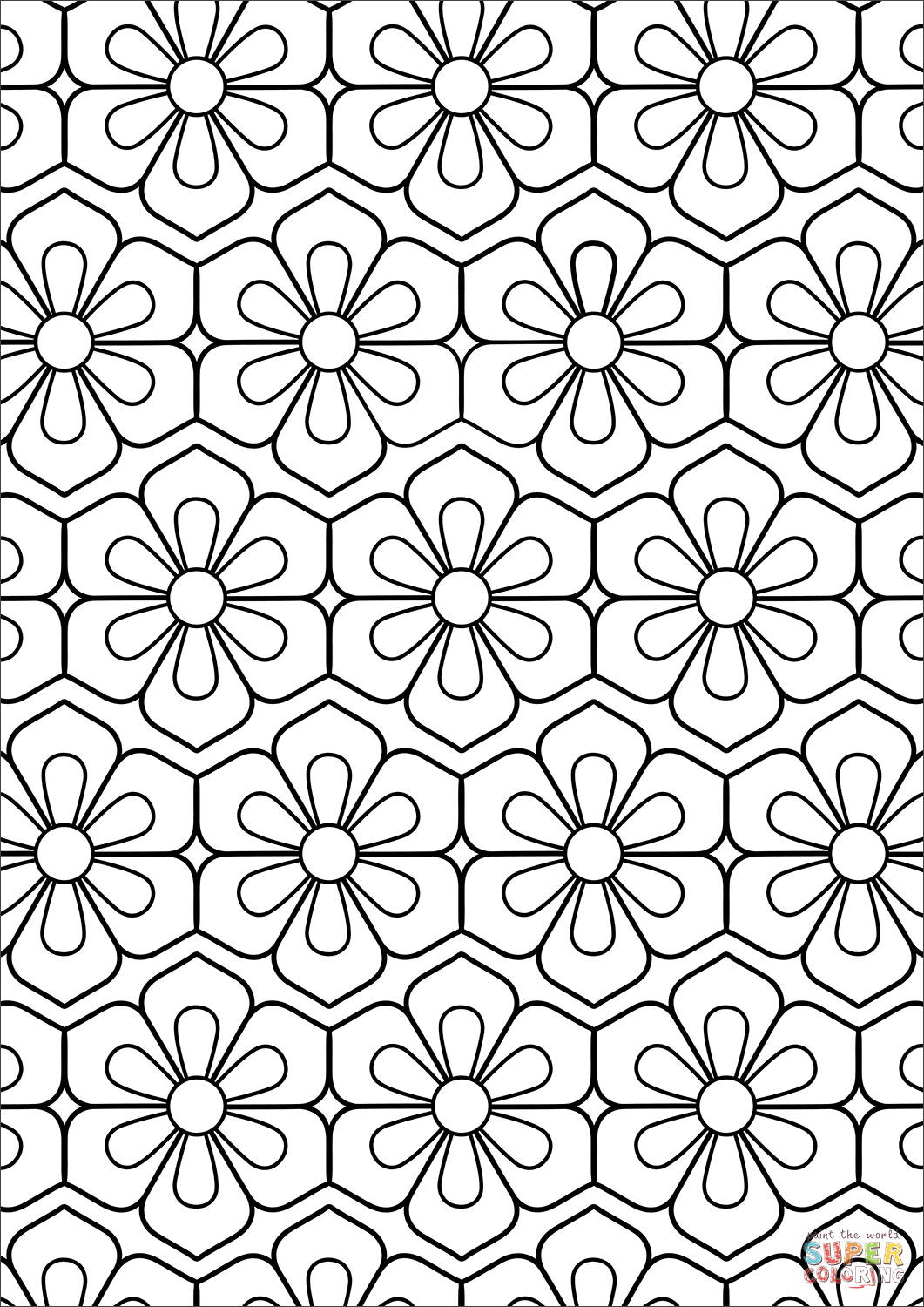 101 Pattern Coloring Pages Printable 28