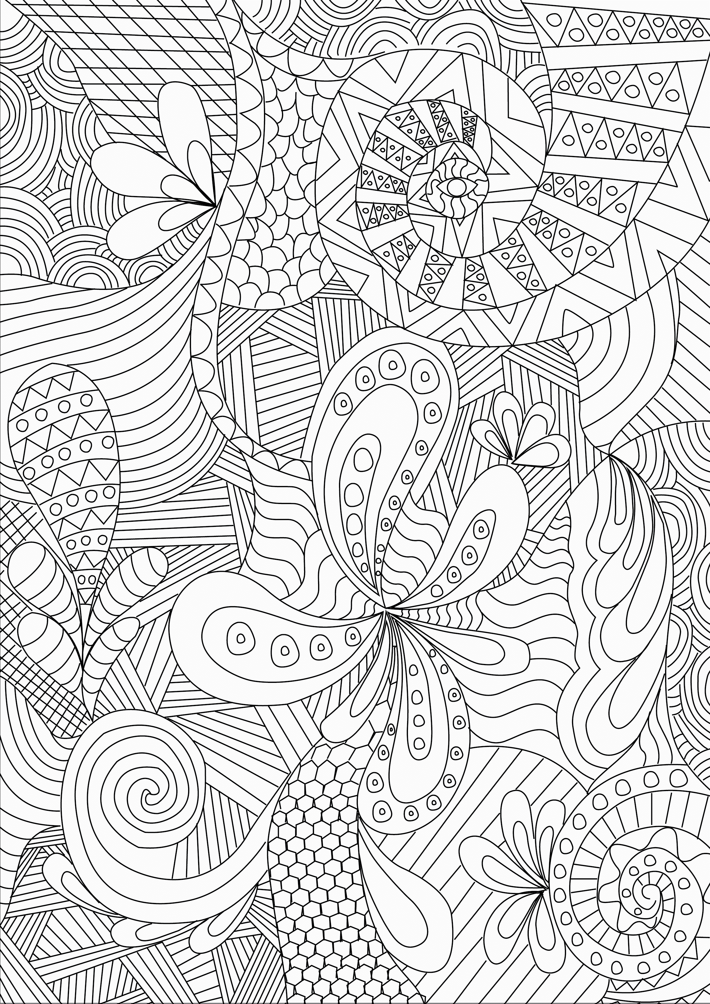 101 Pattern Coloring Pages Printable 3