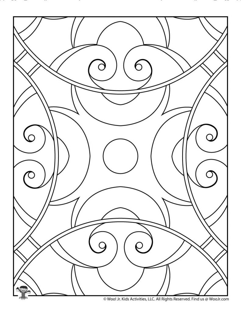 pattern coloring pages printable jpg