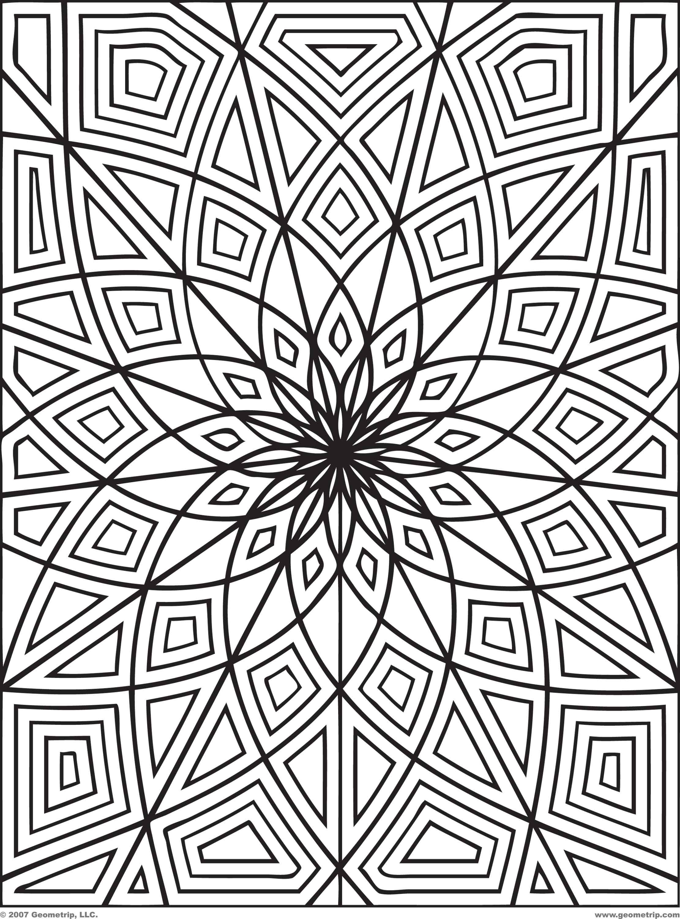 101 Pattern Coloring Pages Printable 4