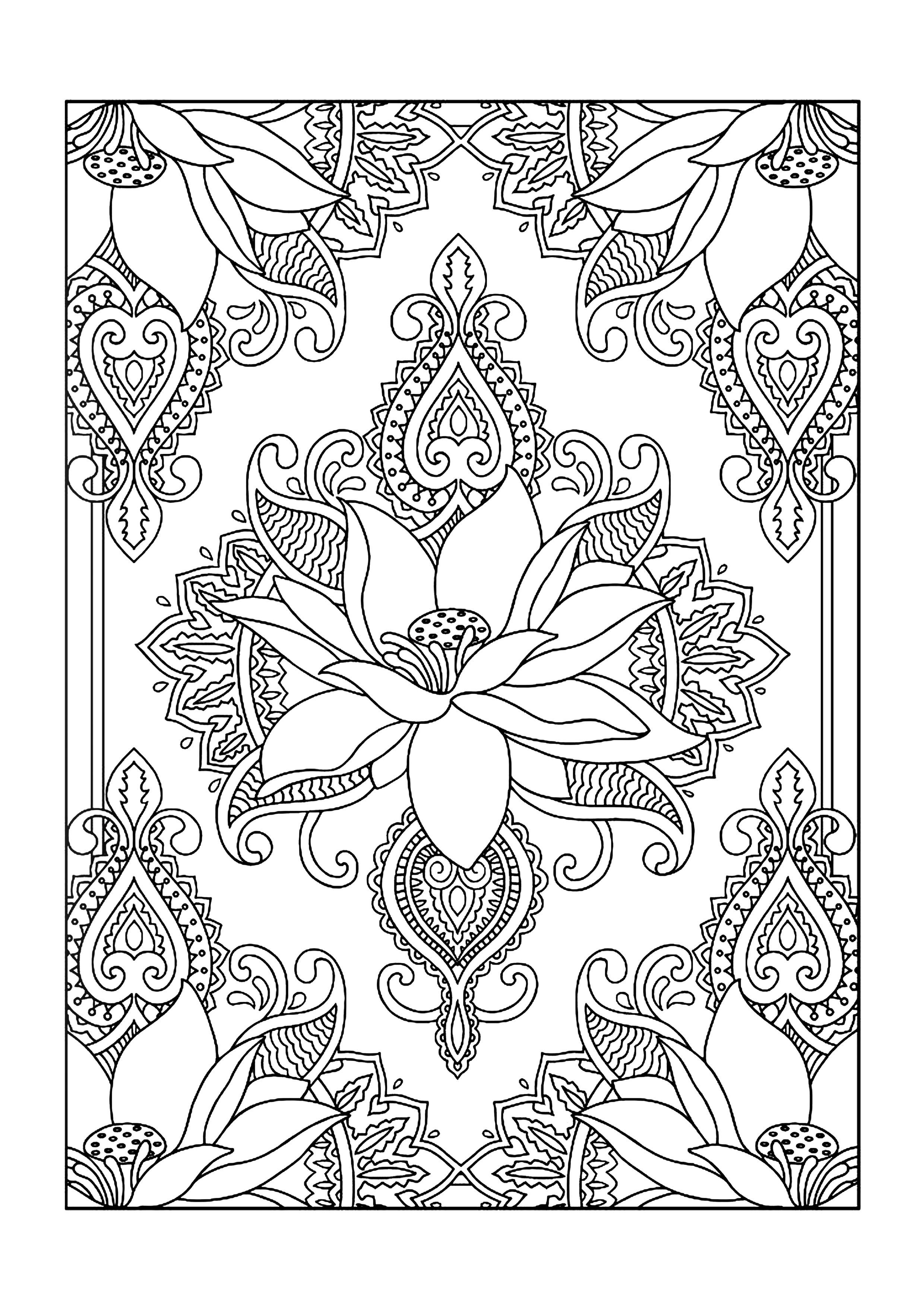 101 Pattern Coloring Pages Printable 55