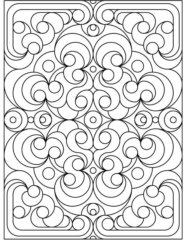 pattern coloring pages printable jpg