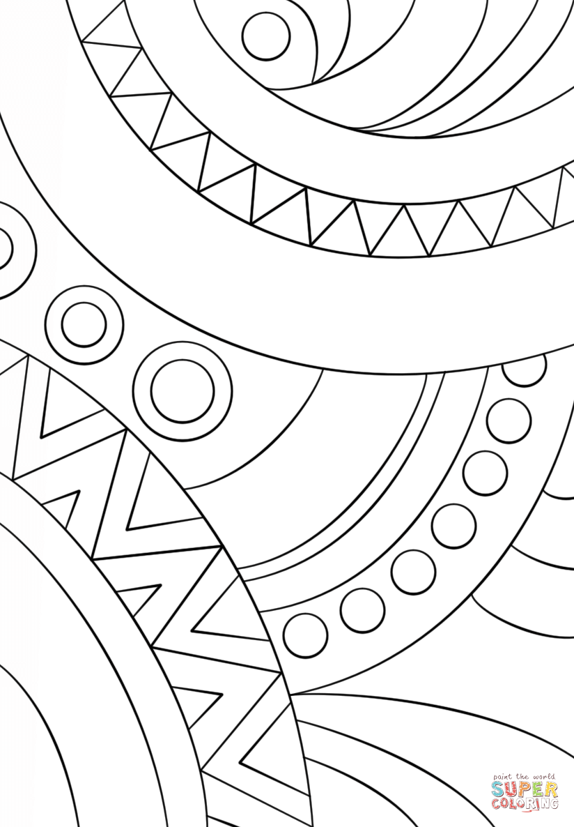 101 Pattern Coloring Pages Printable 68