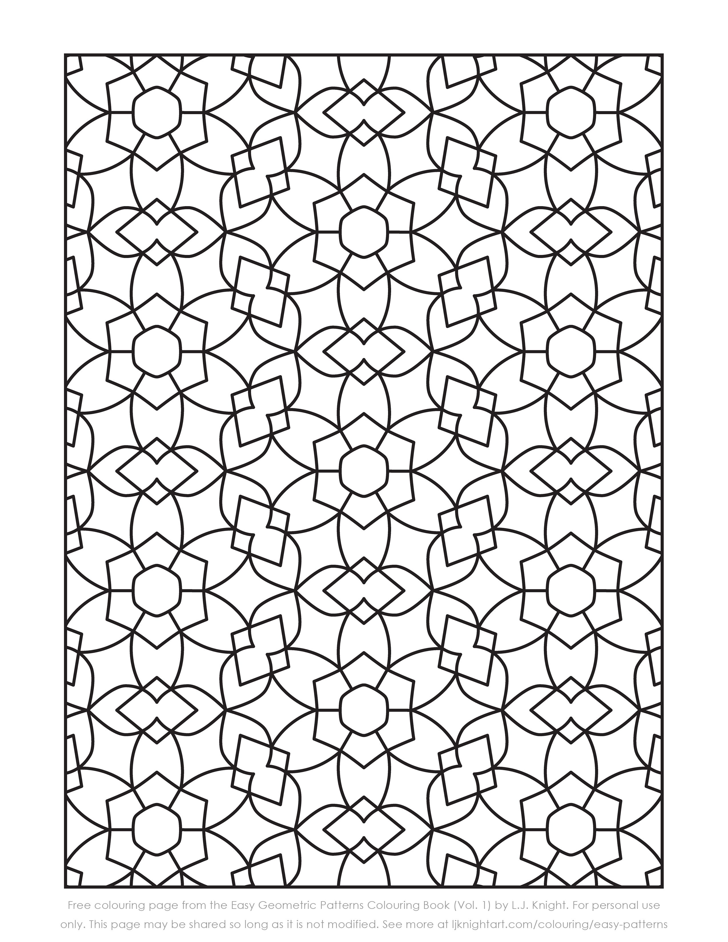 101 Pattern Coloring Pages Printable 70