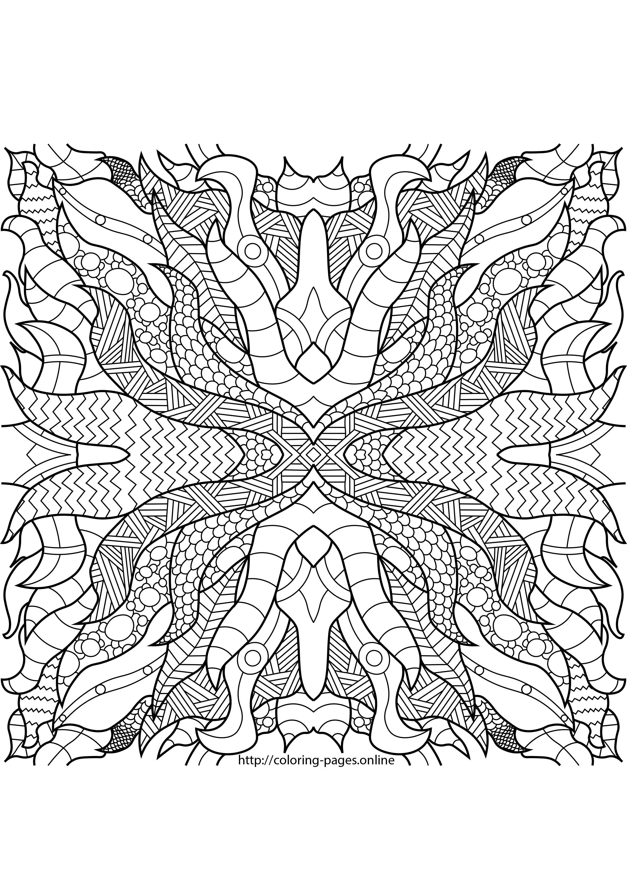 pattern coloring pages printable jpg