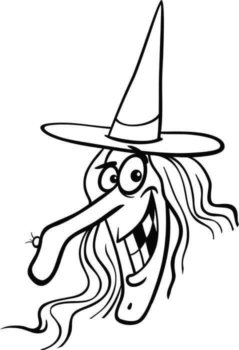 104 Witch Coloring Pages for Kids Printable 19