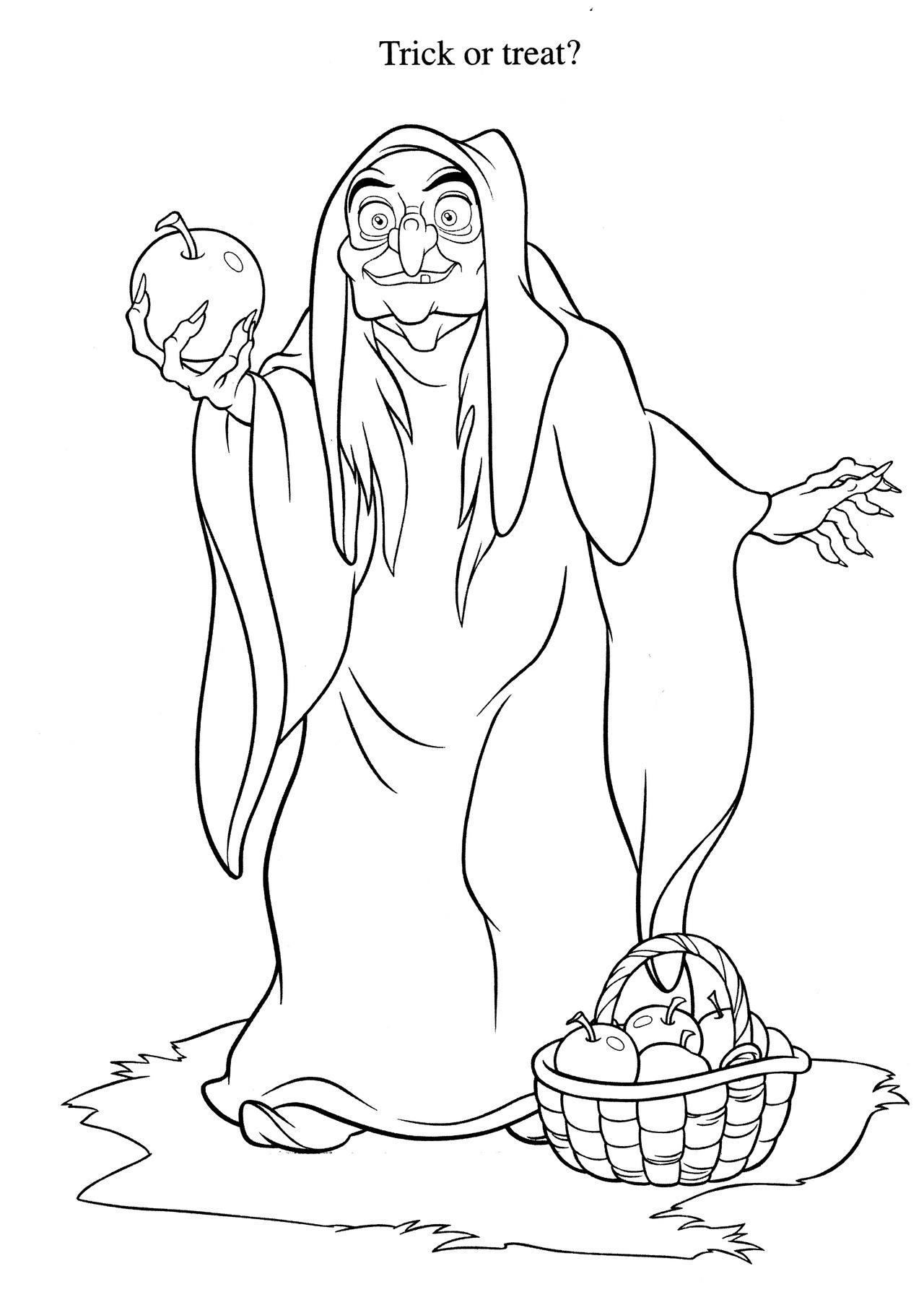 104 Witch Coloring Pages for Kids Printable 49