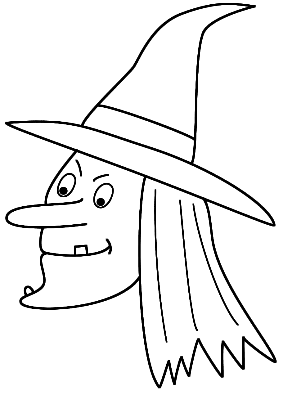 104 Witch Coloring Pages for Kids Printable 94