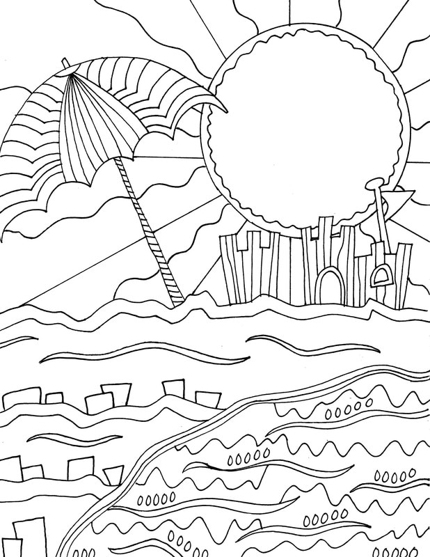 108 Beach Coloring Pages Printable 18