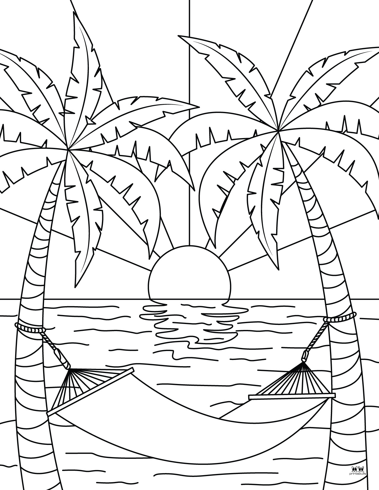 108 Beach Coloring Pages Printable 24