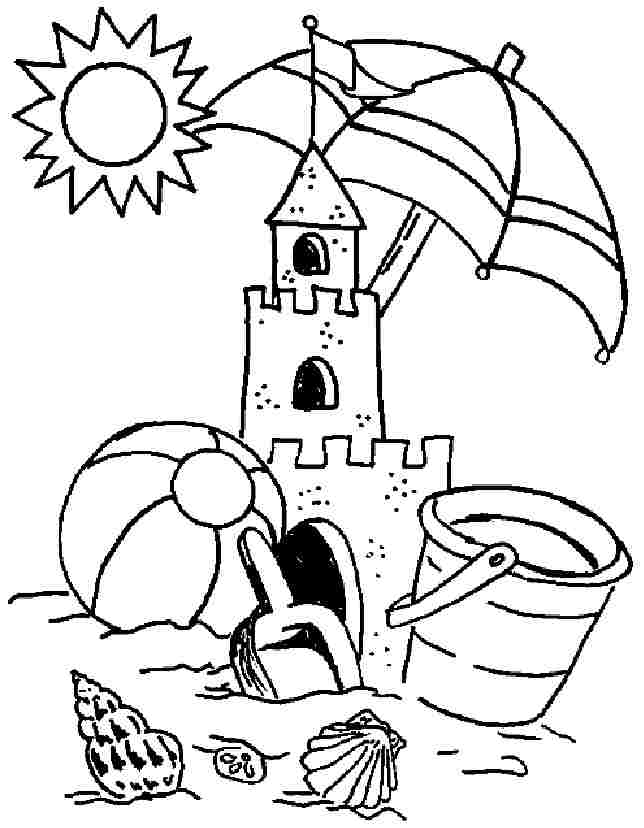 108 Beach Coloring Pages Printable 29