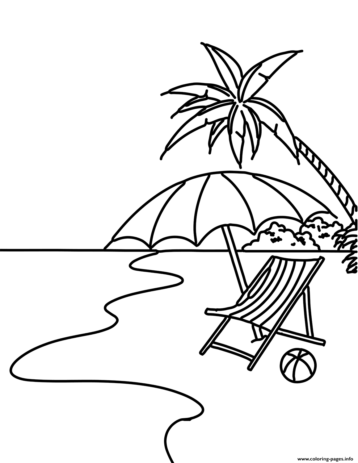 108 Beach Coloring Pages Printable 38