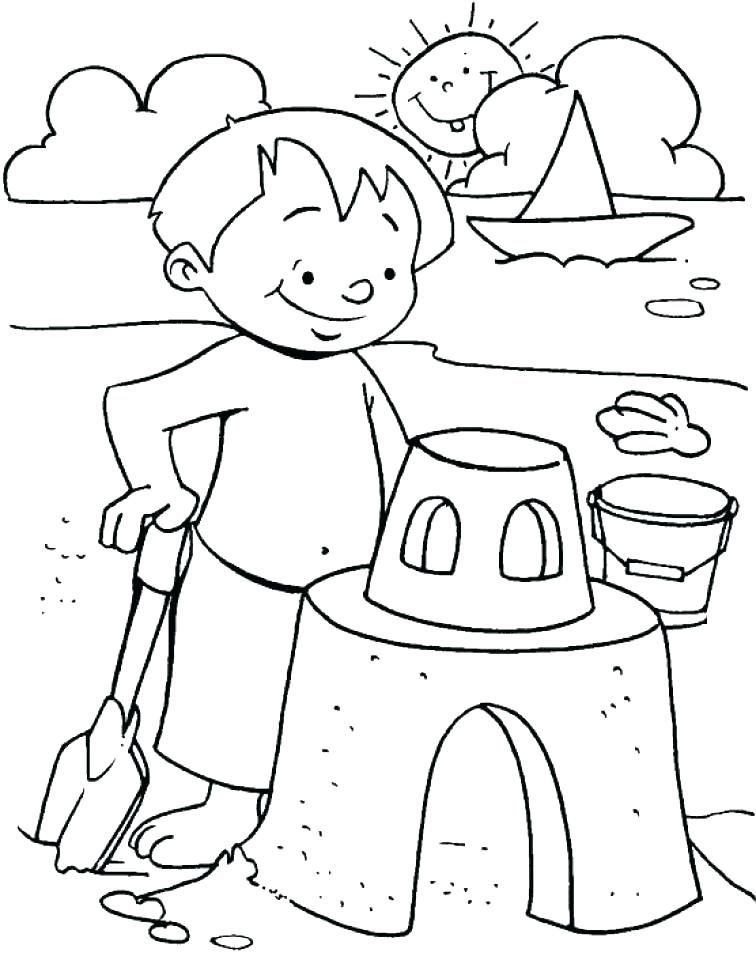 108 Beach Coloring Pages Printable 39