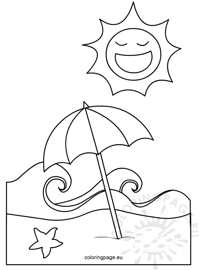 108 Beach Coloring Pages Printable 53