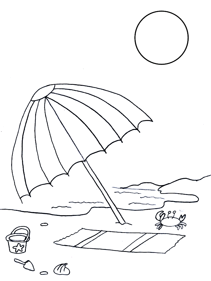 108 Beach Coloring Pages Printable 55