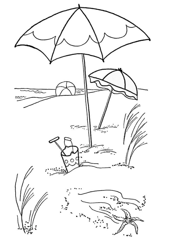 108 Beach Coloring Pages Printable 62