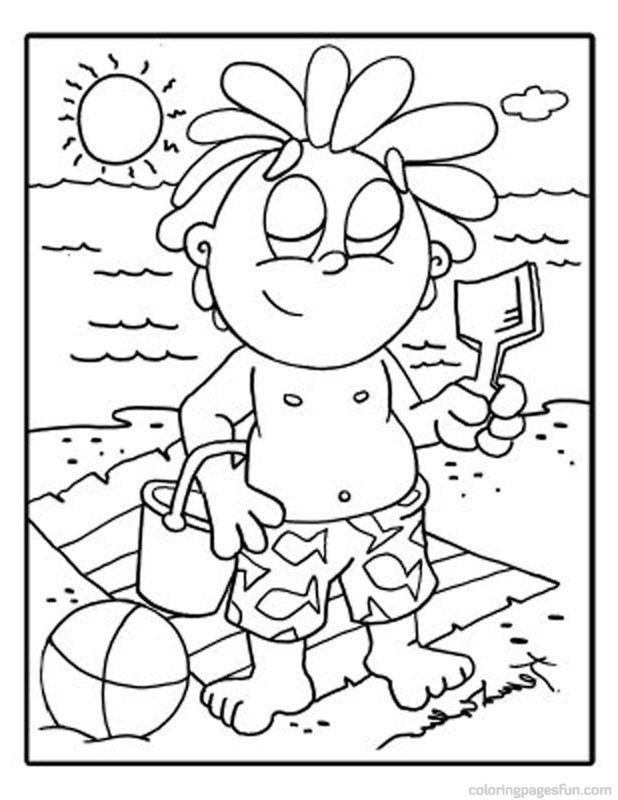 108 Beach Coloring Pages Printable 71