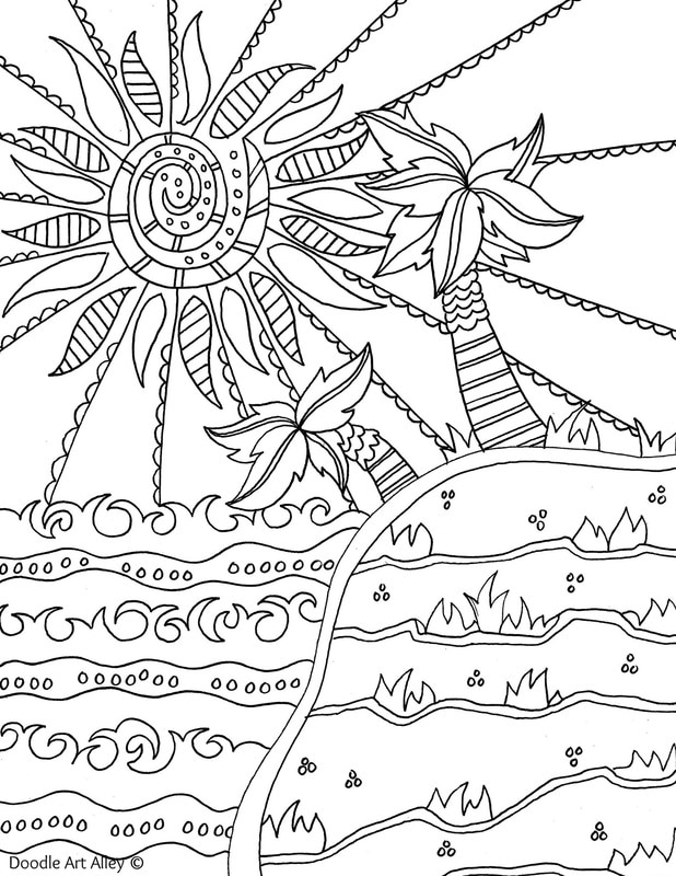 beach coloring pages printable jpg