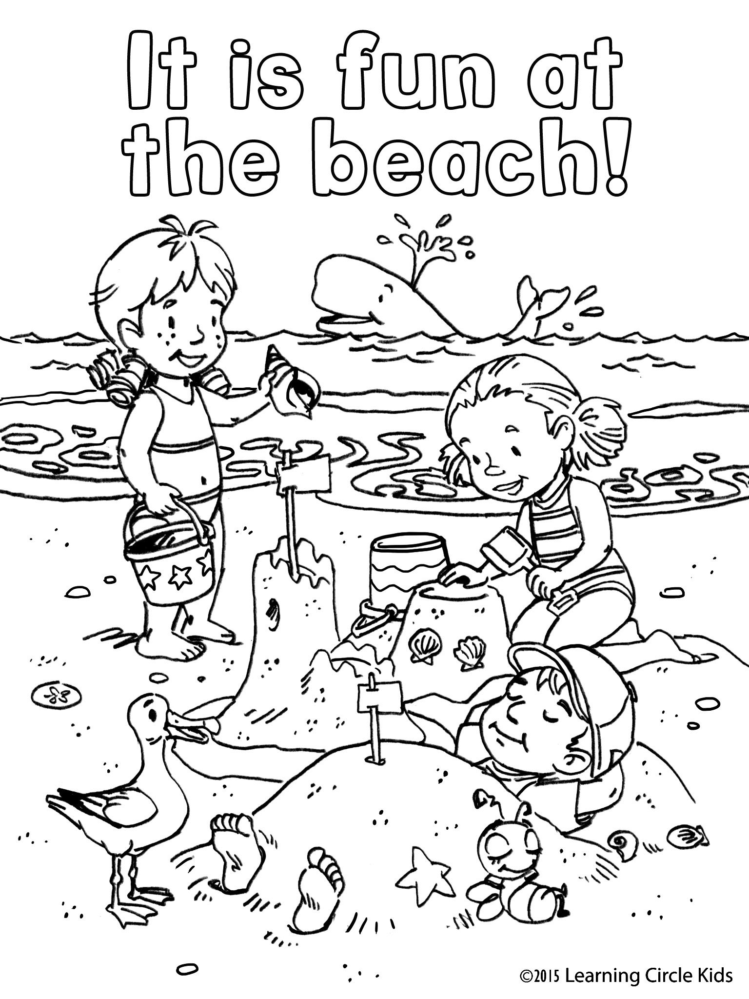 beach coloring pages printable jpg