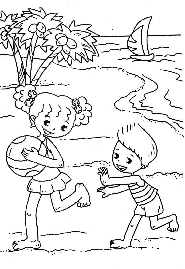 108 Beach Coloring Pages Printable 87