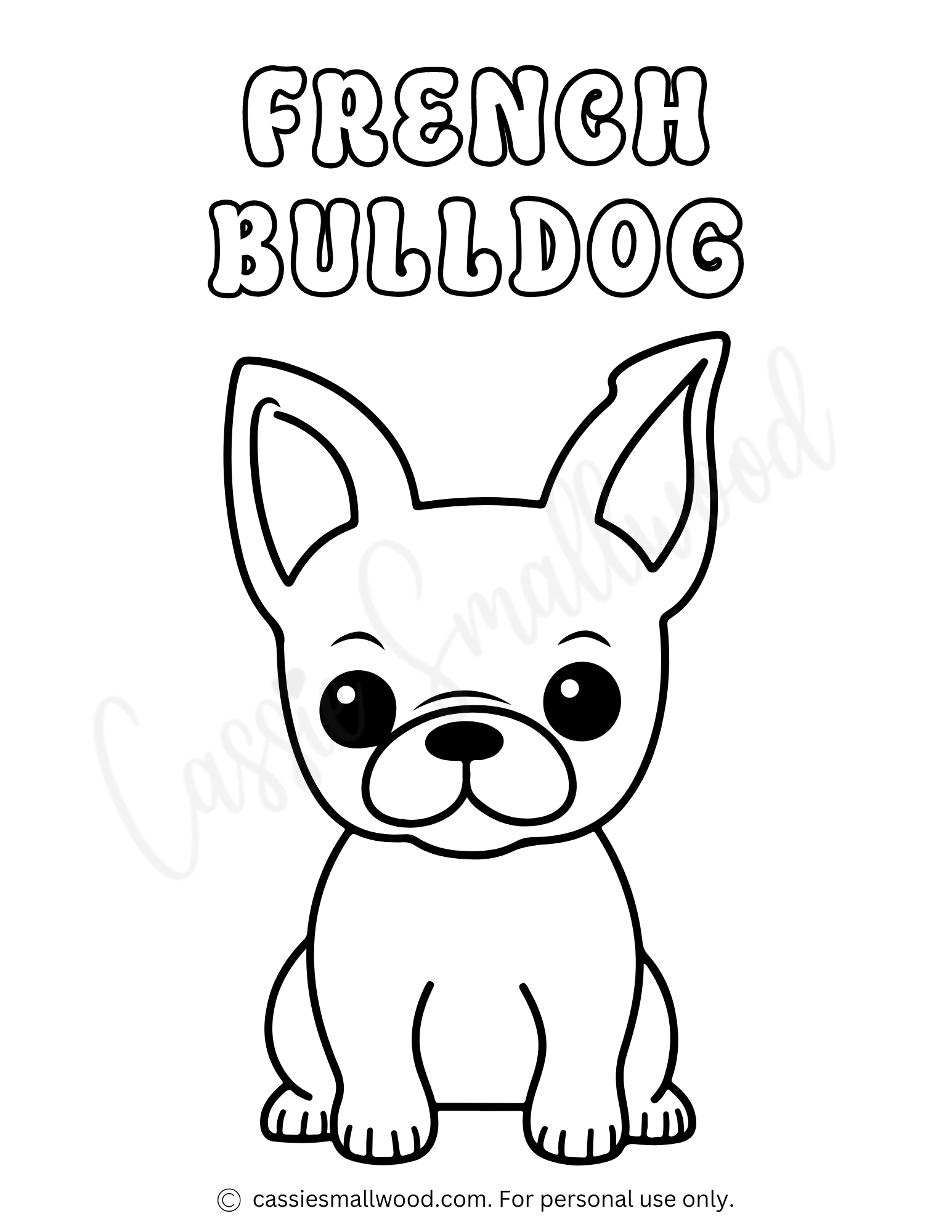 112 French Bulldog Coloring Pages Printable 2