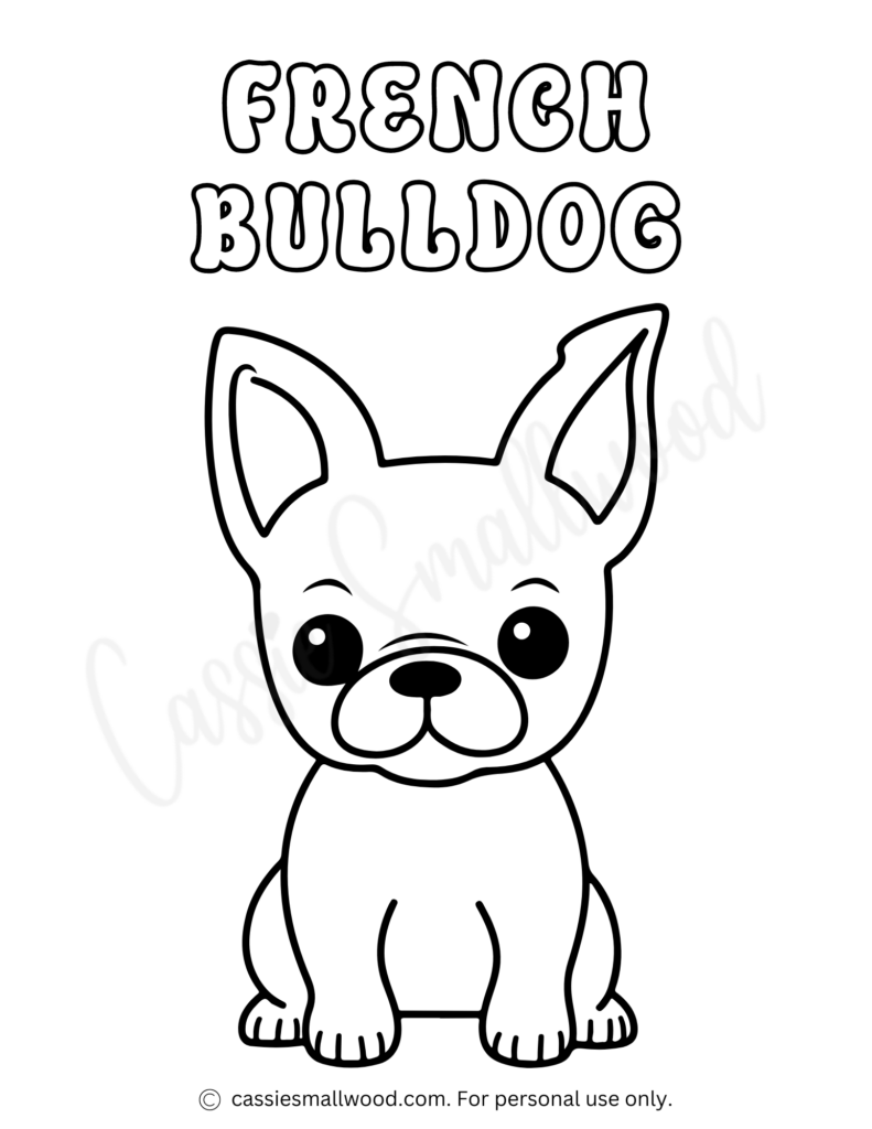 112 French Bulldog Coloring Pages Printable 4