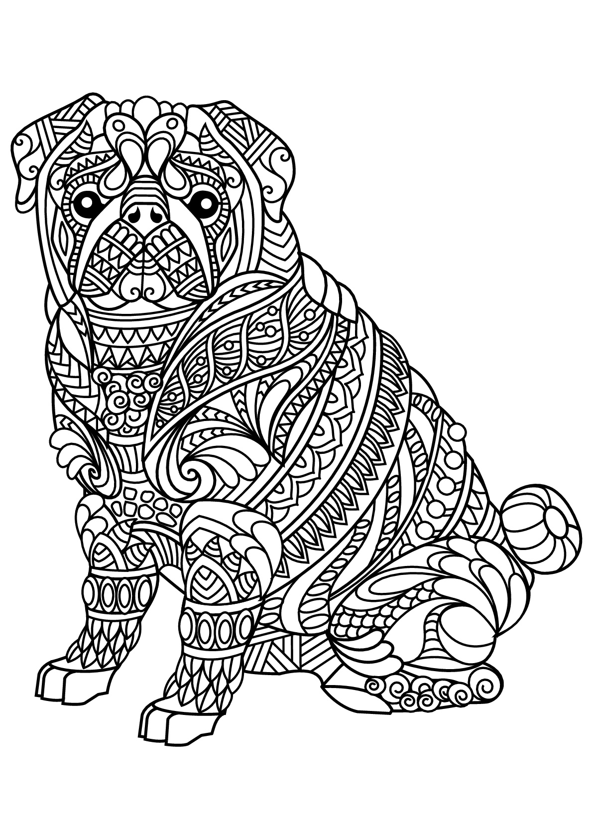 112 French Bulldog Coloring Pages Printable 46