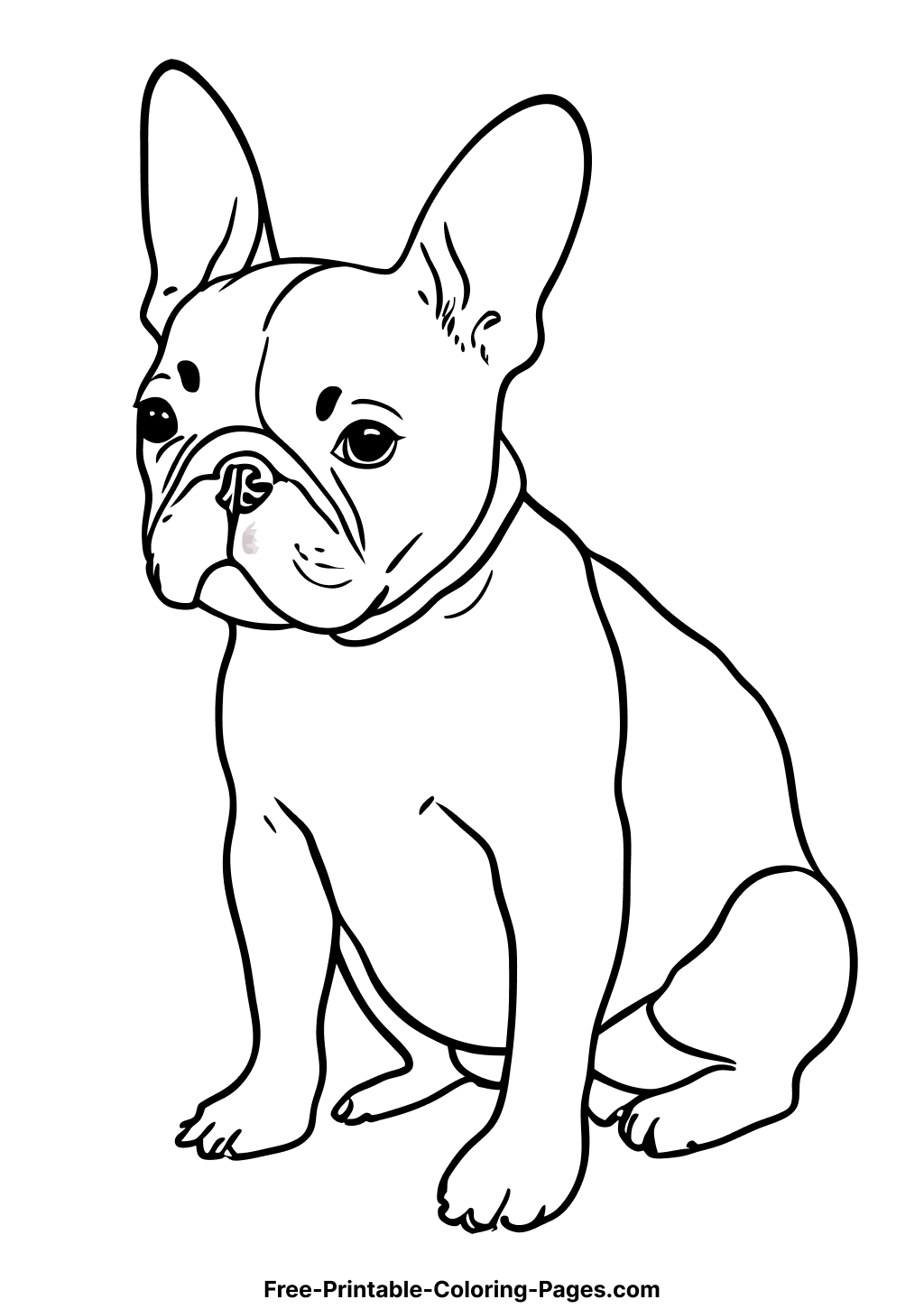 112 French Bulldog Coloring Pages Printable 49