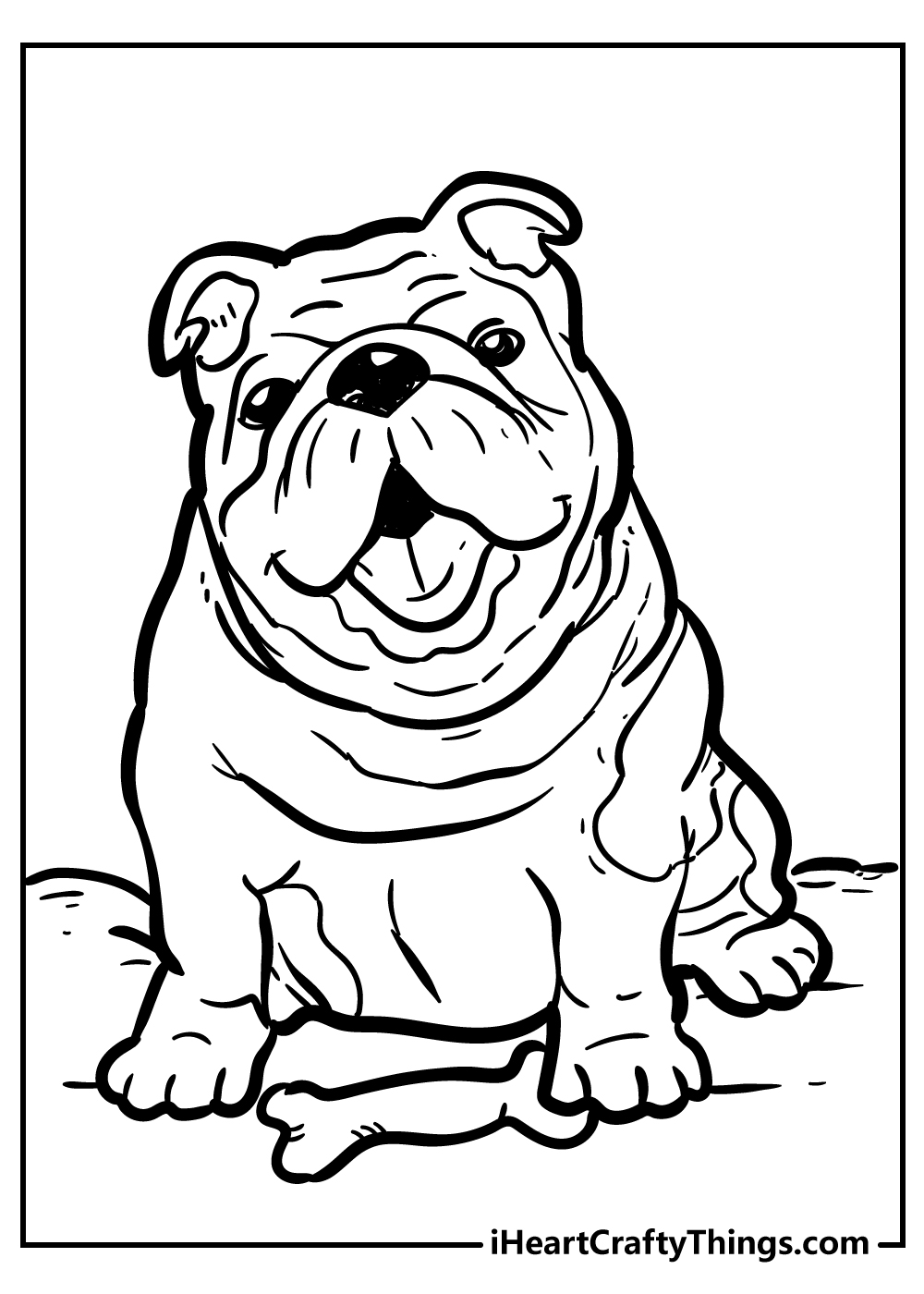 112 French Bulldog Coloring Pages Printable 5