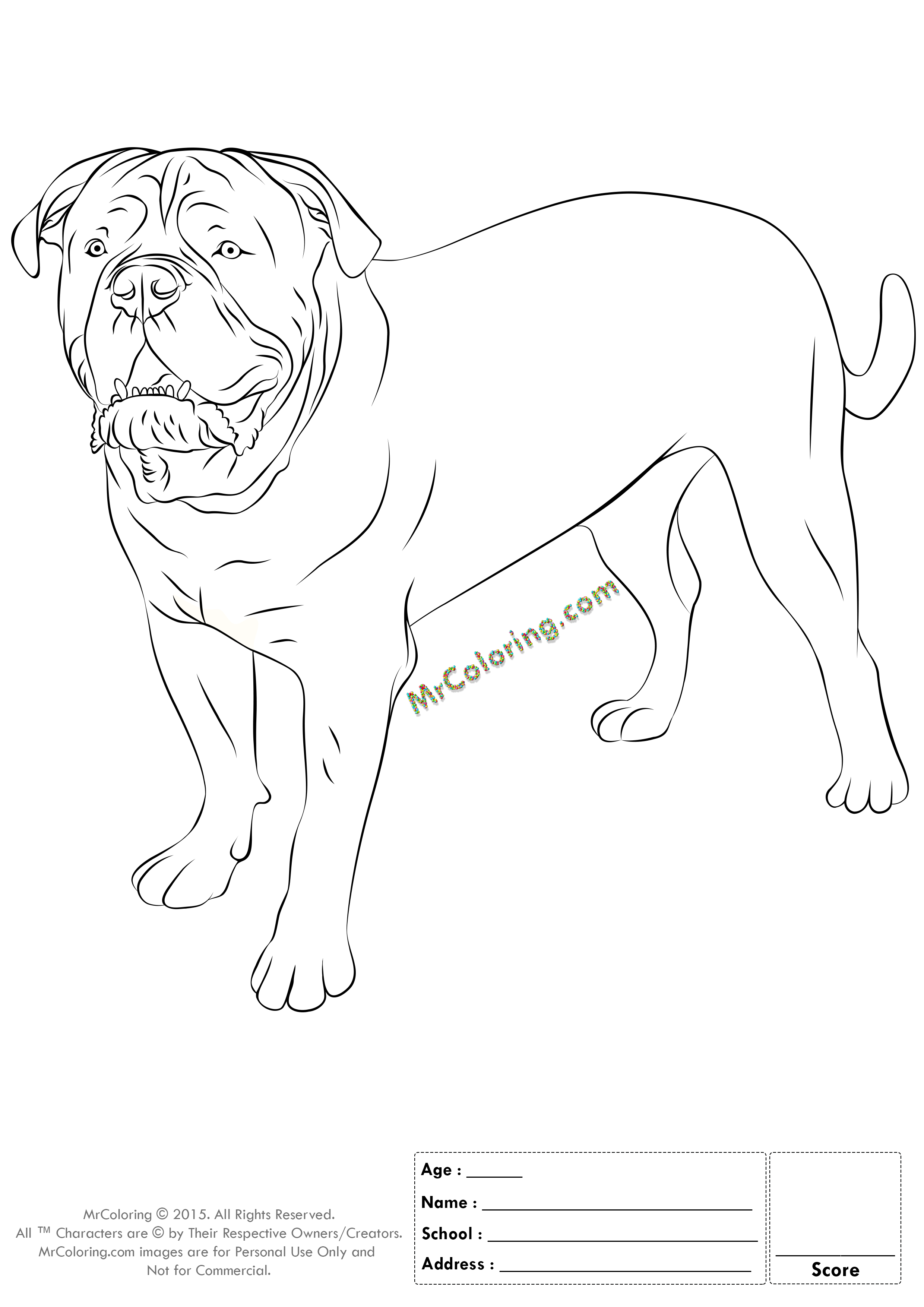 112 French Bulldog Coloring Pages Printable 73