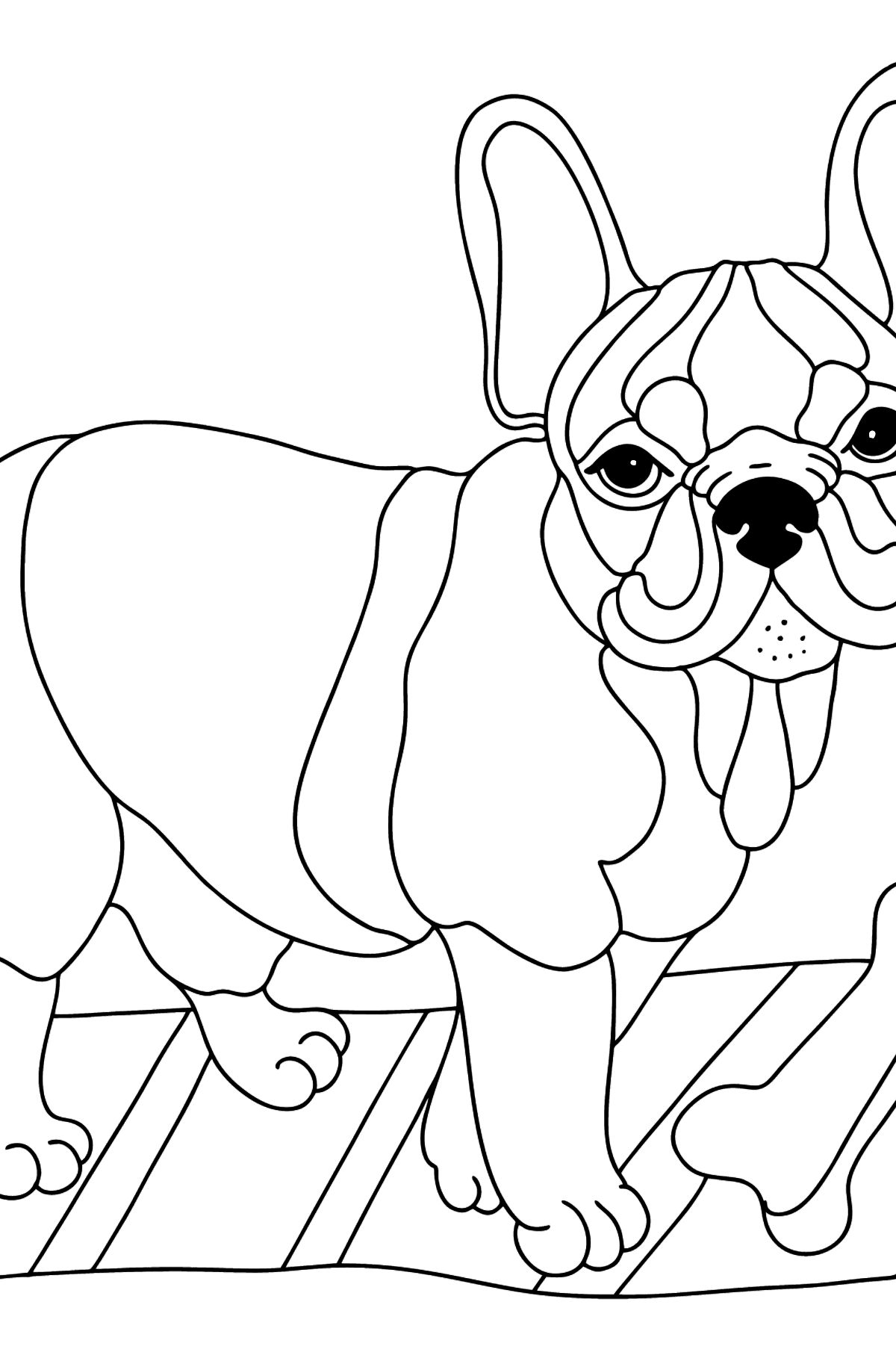 112 French Bulldog Coloring Pages Printable 88