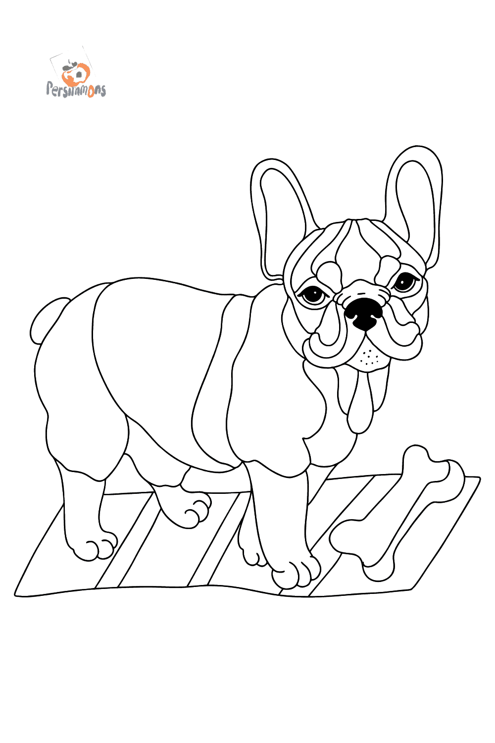 112 French Bulldog Coloring Pages Printable 90