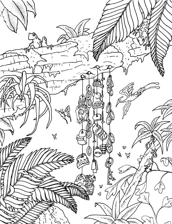 jungle coloring pages printable jpg