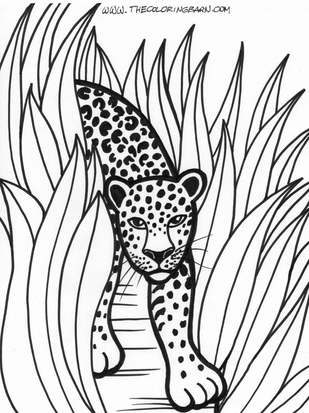 114 Jungle Coloring Pages Printable 106