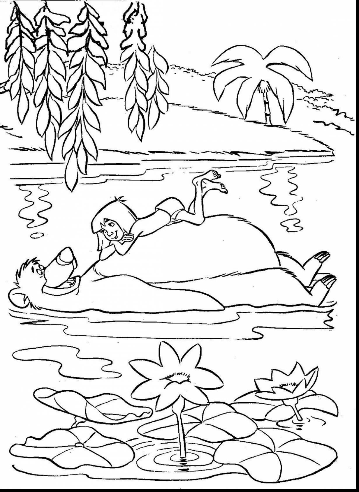 114 Jungle Coloring Pages Printable 15