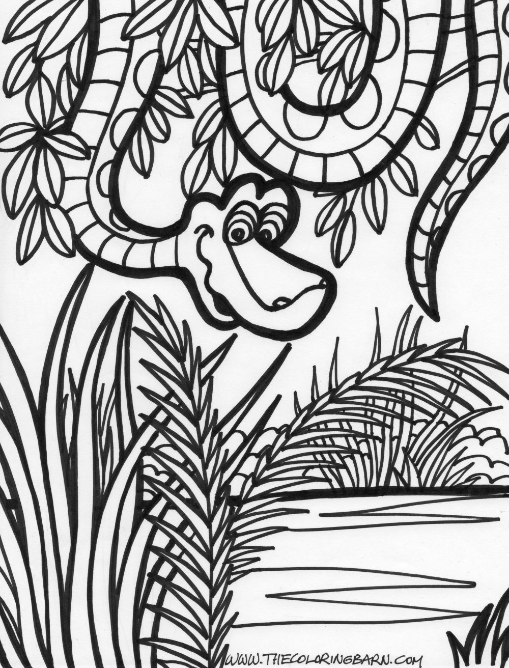 jungle coloring pages printable jpg