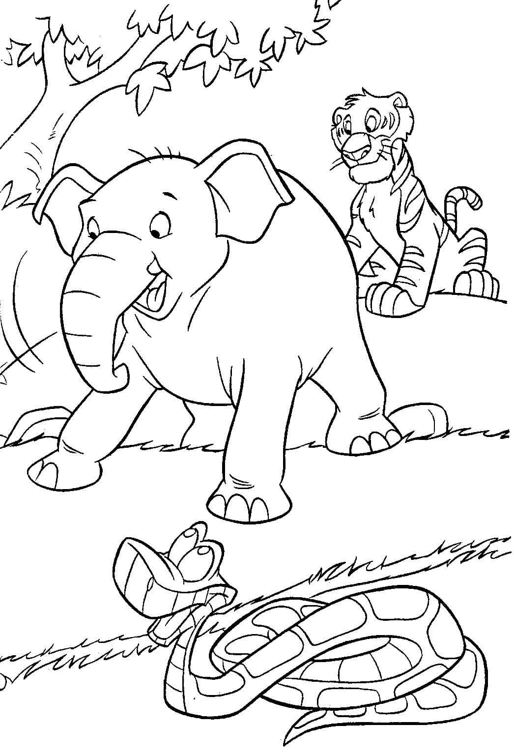 114 Jungle Coloring Pages Printable 26