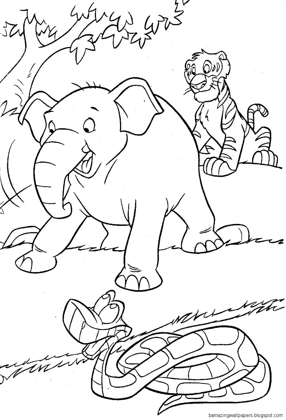 114 Jungle Coloring Pages Printable 67