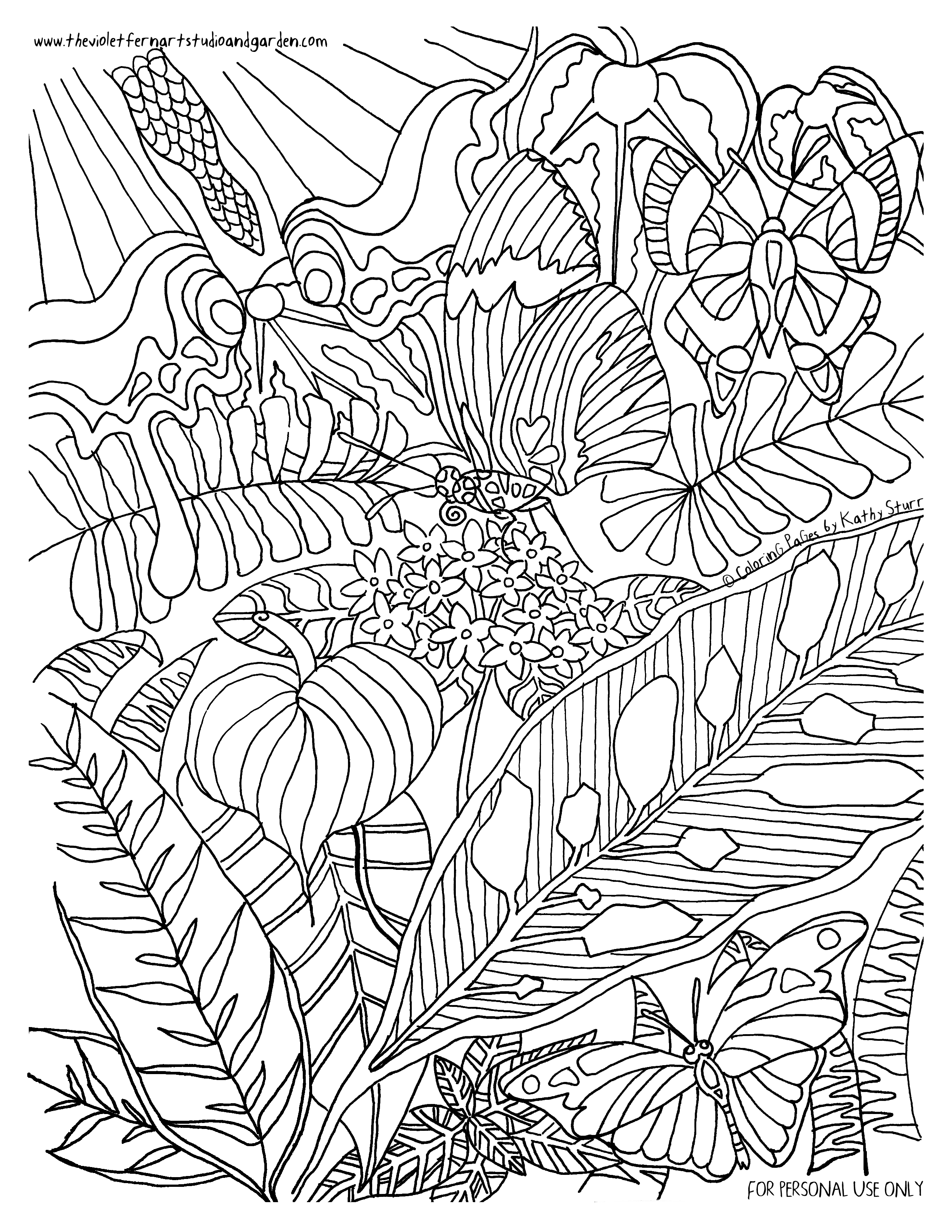 114 Jungle Coloring Pages Printable 77