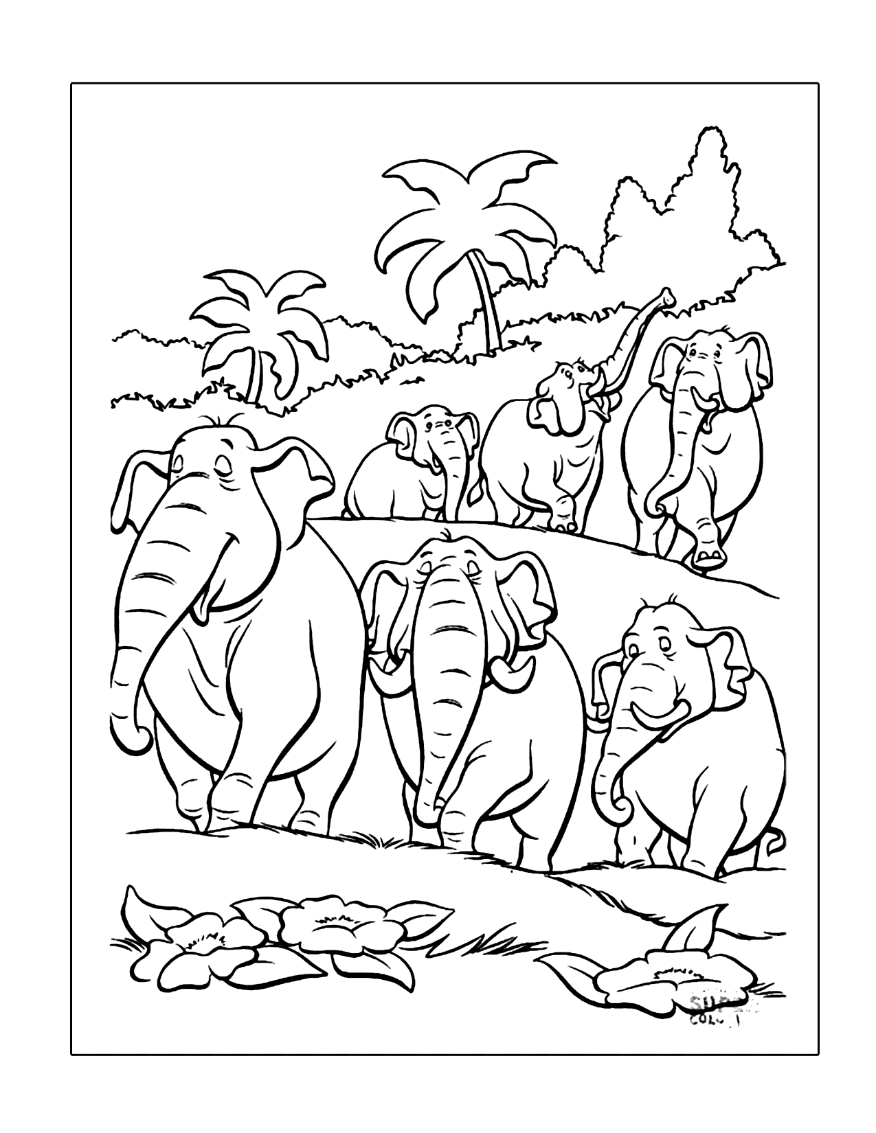 114 Jungle Coloring Pages Printable 79