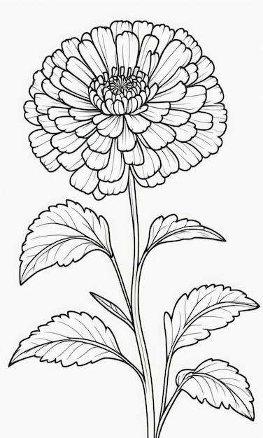 vibrant marigold coloring pages printable jpg