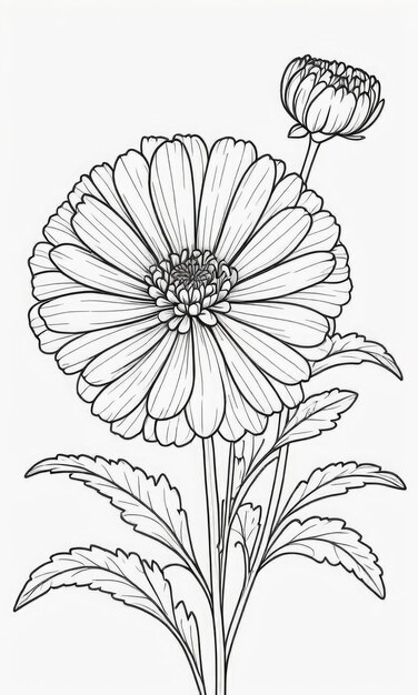 vibrant marigold coloring pages printable jpg