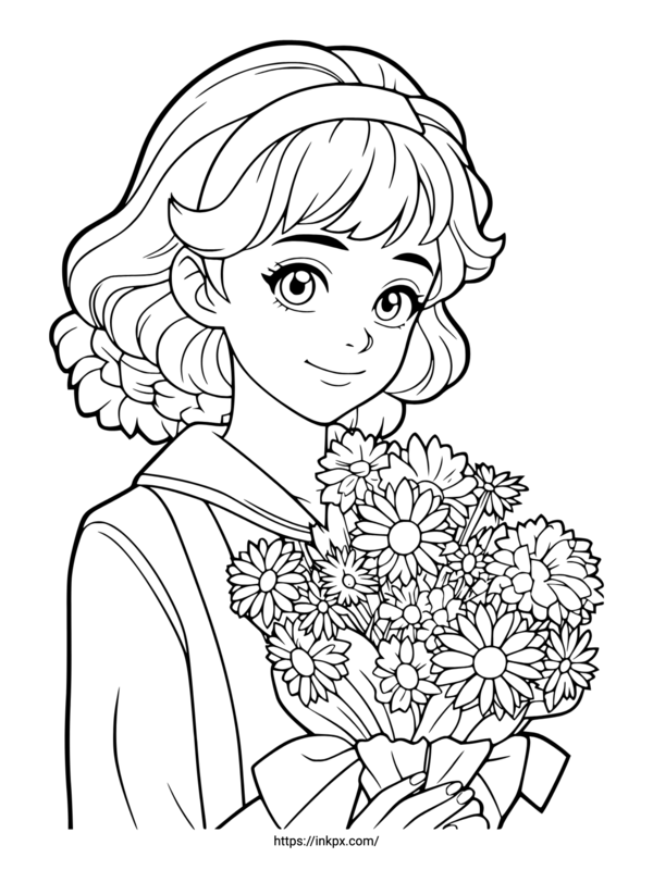 120 Vibrant Marigold Coloring Pages Printable 53