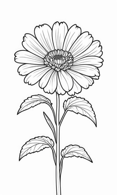 120 Vibrant Marigold Coloring Pages Printable 77