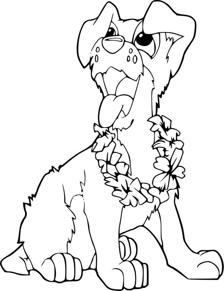 124 Puppy Coloring Pages Printable 107