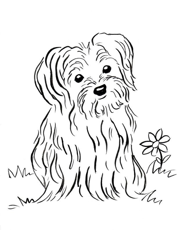 124 Puppy Coloring Pages Printable 110