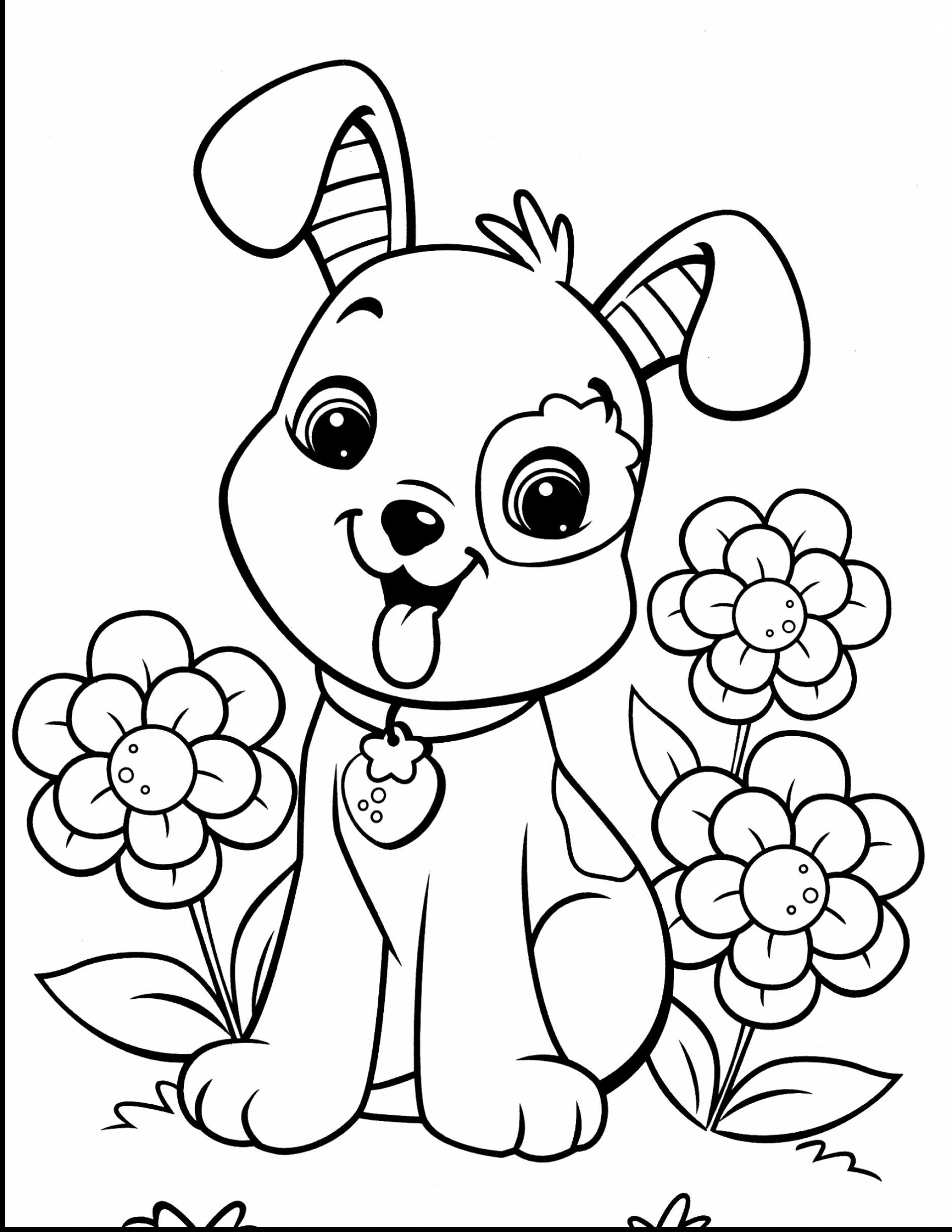 124 Puppy Coloring Pages Printable 21